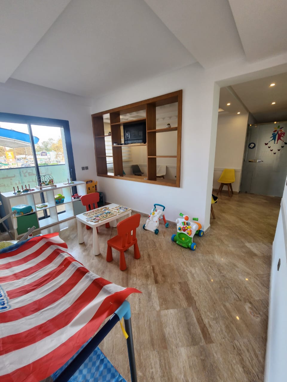 Espace jeux du cabinet de pédiatrie à Temara